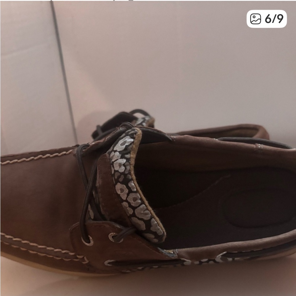 Sperry Brown Boat Shoes size 8 - Picture 6 of 9